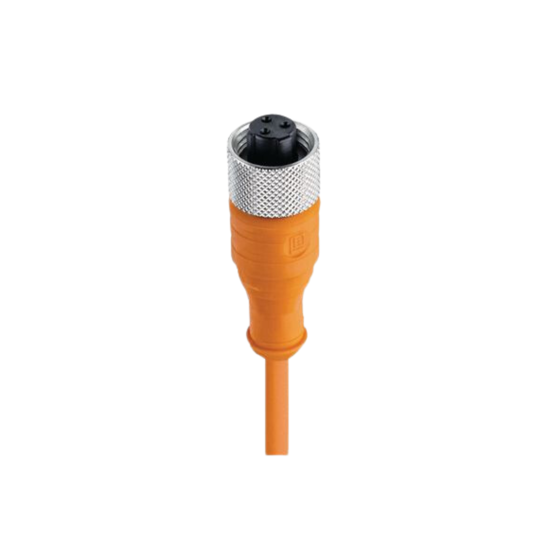 M12 U-coded Female PVC orange